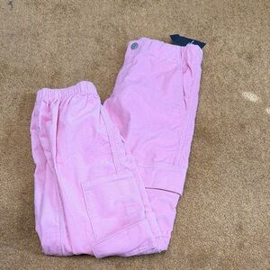 Pink Kids Cargo Pants